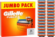 Gillette Fusion5 Razor Blades - 24 Piece Bundle (3 x 8 Pack)