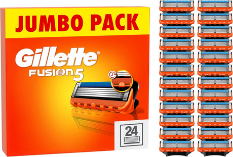 Gillette Fusion5 Razor Blades - 24 Piece Bundle (3 x 8 Pack)