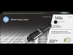 HP 143A Black Original Neverstop Toner Reload Kit - W1143A