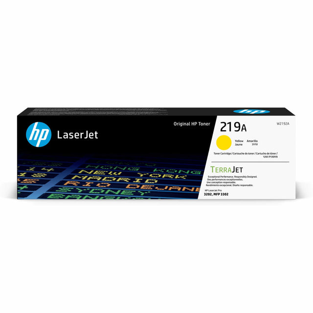 HP 219A Yellow Original LaserJet Toner Cartridge