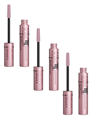 Maybelline Lash Sensational Sky High Mascara Very Black 7.2ml - 3 Pack Bundle