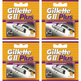Gillette Lubrastrip GII Plus Men's Razor Blades 20 Piece Bundle (4 x 5 Packs)