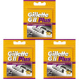 Gillette Lubrastrip GII Plus Men's Razor Blades - 30 Piece Bundle (3 x 10 Packs)
