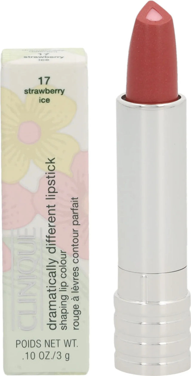 Clinique Dramatically Different Lipstick - 17 Strawberry Ice, 3g