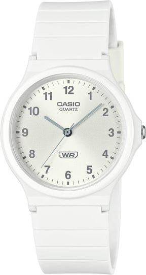 Casio Casual Watch with White Dial and Bio-Based Resin Strap - MQ-24B-7BEF (EOL)