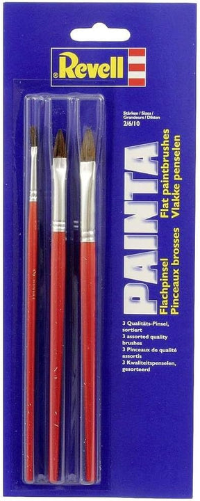 Revell 29610 Painta Flat Brush 3-Set