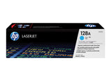 HP 128A Cyan Original Laserjet Toner Cartridge - CE321A