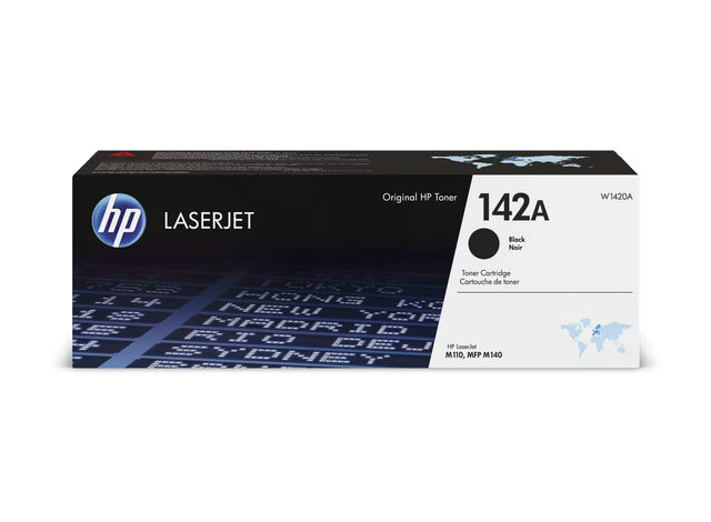 HP 142A Black Original LaserJet Toner Cartridge - W1420A