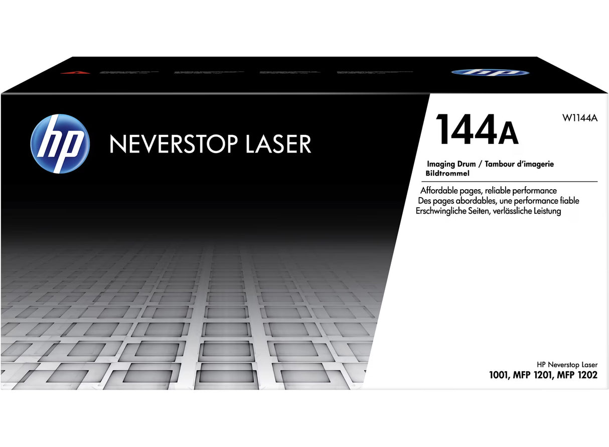HP 144A Black Original Laser Imaging Drum Toner Cartridge - W1144A
