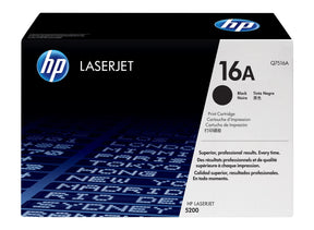 HP 16A Black Original LaserJet Toner Cartridge - Q7516A