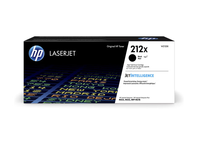 HP 212X High Yield Black Original LaserJet Toner Cartridge - W2120X