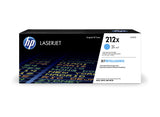 HP 212X High Yield Cyan Original LaserJet Toner Cartridge - W2121X