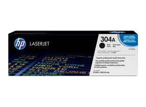 HP 304A Black Original Laserjet Toner Cartridge - CC530A