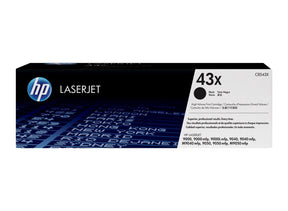 HP 43X High Yield Black Original LaserJet Toner Cartridge - C8543X