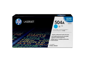 HP 504A Cyan Original Laserjet Toner Cartridge - CE251A