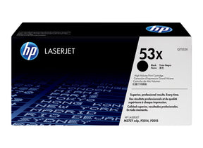 HP 53X High Yield Black Original LaserJet Toner Cartridge - Q7553X