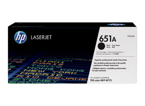 HP 651A Black Original Laserjet Toner Cartridge - CE340A
