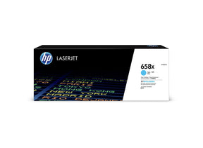HP 658X High Yield Cyan Original LaserJet Toner Cartridge - W2001X