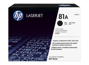 HP 81A Black Original Laserjet Toner Cartridge - CF281A