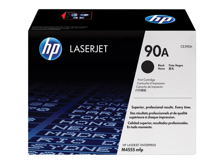 HP 90A Black Original Laserjet Toner Cartridge - CE390A