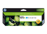 HP 971XL High Yield Cyan Original Ink Cartridge - CN626AE