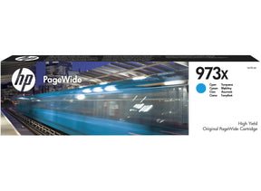 HP 973X High Yield Cyan Original PageWide Ink Cartridge - F6T81AE