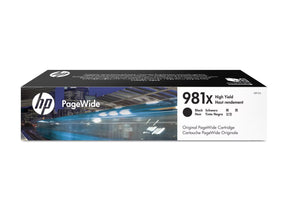 HP 981X High Yield Black Original PageWide Ink Cartridge - L0R12A