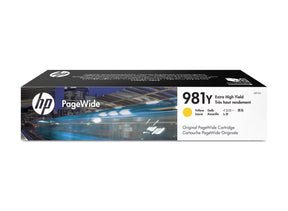 HP 981Y Extra High Yield Yellow Original PageWide Ink Cartridge - L0R15A