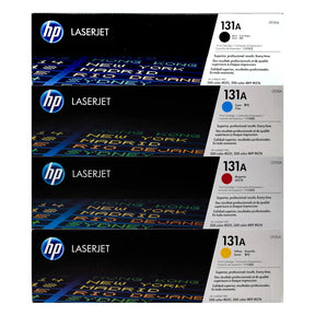 HP 131A Black Cyan Magenta Yellow Original LaserJet Toner Cartridges Multipack
