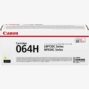 Canon 064H High Yield Yellow Toner Cartridge - 4932C001