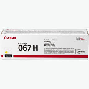Canon 067H High Yield Yellow Toner Cartridge - 5103C002