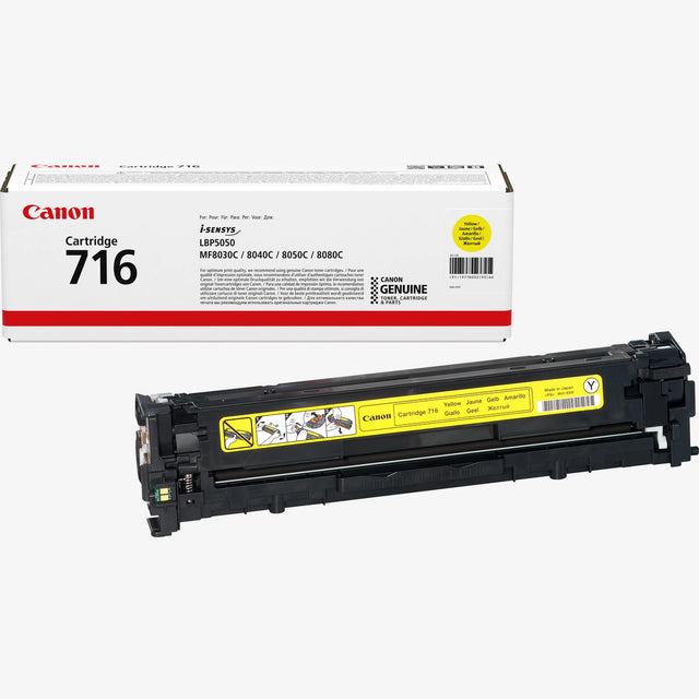 Canon 716Y Yellow Toner Cartridge - 1977B002