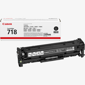 Canon 718BK Black Toner Cartridge - 2662B002