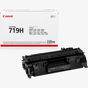 Canon 719H High Yield Black Toner Cartridge - 3480B002