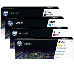 HP 410A Black Cyan Magenta Yellow Original LaserJet Toner Cartridges Multipack