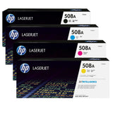 HP 508A Black Cyan Magenta Yellow Original LaserJet Toner Cartridges Multipack