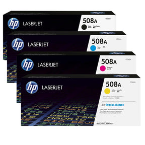 HP 508A Black Cyan Magenta Yellow Original LaserJet Toner Cartridges Multipack