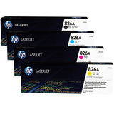 HP 826A Black Cyan Magenta Yellow Original LaserJet Toner Cartridges Multipack