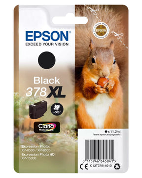 Epson 378XL Squirrel Black Ink Cartridge