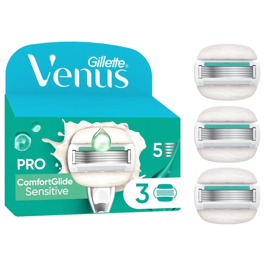 Gillette Venus ComfortGlide Sensitive Razor Blades - 3 Pack