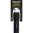 Infapower F011 3 Watt Powerful Pocket Torch, Black