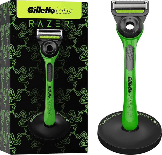 Gillette Labs Men's Razor, Limited Edition RAZER with Reusable Handle and 1 Refill Cartridge