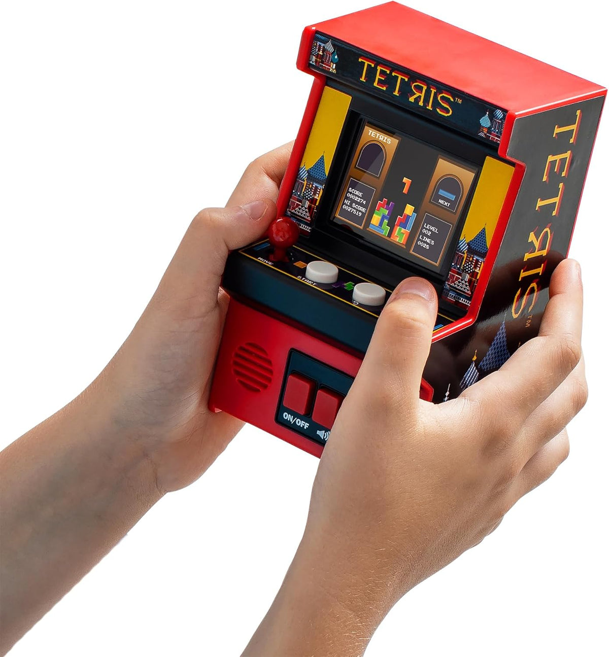 Arcade Classics Tetris Mini Handheld Game with TFT Screen