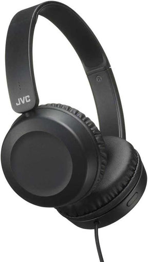 JVC Foldable Headphones with Remote Mic - Black