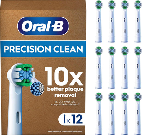 Oral-B Pro Precision Clean Electric Toothbrush Heads - 12 Pack