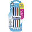 Paper Mate FlexGrip Gel Rollerball Pens, 0.7mm Tip, Assorted Colours, Pack of 4 (21082160)