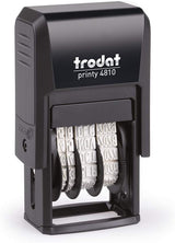 Trodat Printy 4810 Self-Inking Mini Date Stamp, Black Ink (701699)