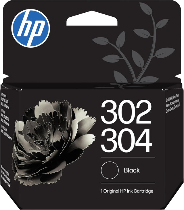 HP 302/304 Black Ink Cartridge - B7RT7AE