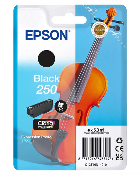 Epson 250 Violin Black Ink Cartridge