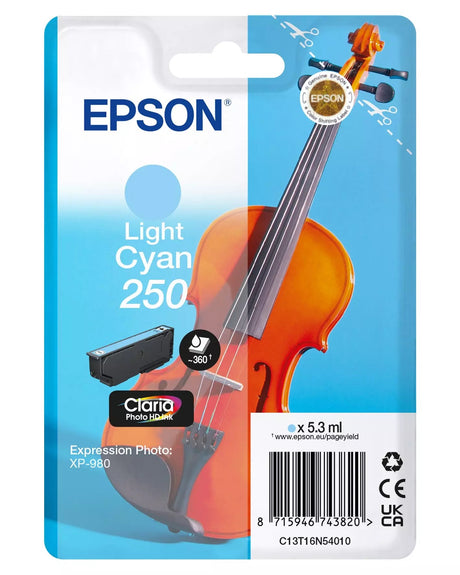 Epson 250 Violin Light Cyan Ink Cartridge
